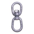 Chicago Hardware Campbell Galvanized Forged Steel Eye and Eye Swivel 2250 lb T9630635